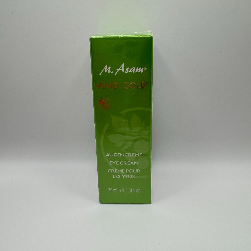 M.Asam Vino Gold Eye Cream 1.01fl oz New Sealed